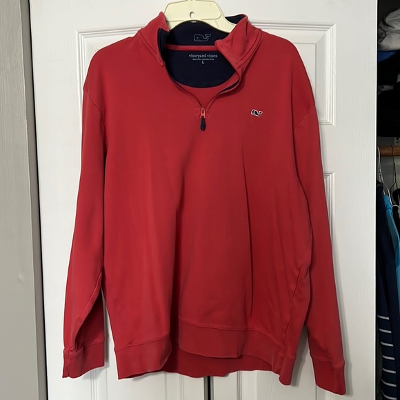Men’s vineyard vines keeneland addition quarter zip pullover - Picture 1 of 2